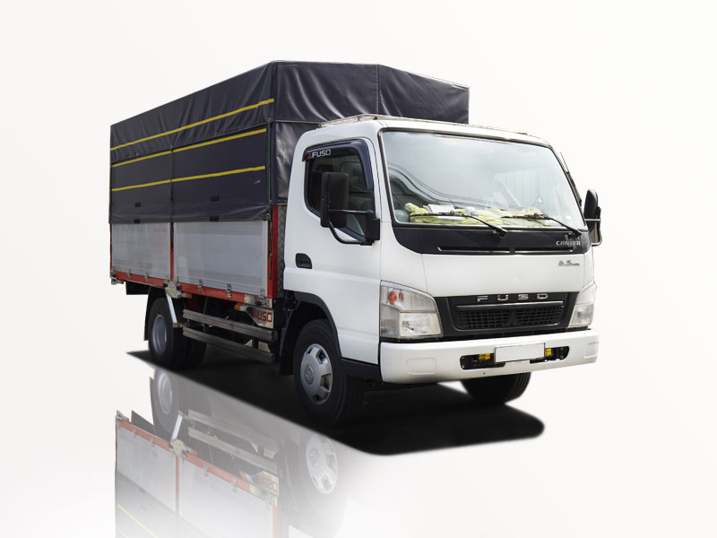 Xe Tải Fuso Canter 6.5WIDE 3.5 Tấn Thùng Bạt