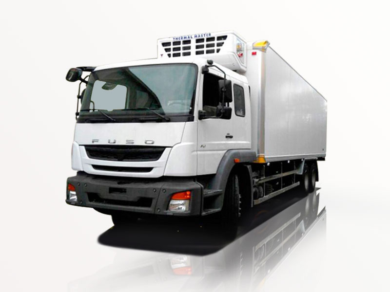 Xe Tải Fuso FJ 3 Chân 13 Tấn Thùng Đông Lạnh