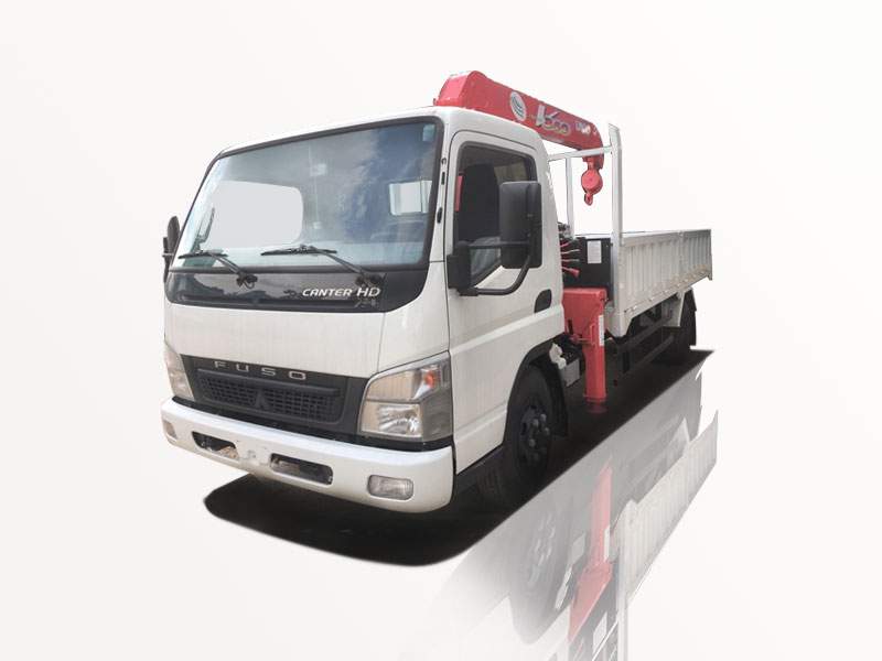 Xe Cẩu Fuso Canter 2T5 - 2.5T - 2.5 Tấn Gắn Cẩu Unic Giá Cạnh Tranh