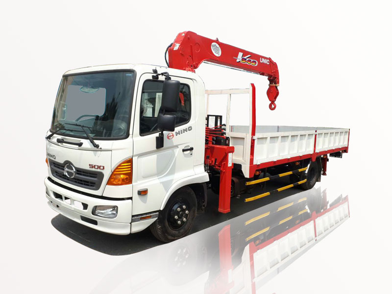 Xe Cẩu Hino FC9JLTA 3.45T - 3T45 - 3.45 Tấn Gắn Cẩu Unic URV544 Giá Rẻ