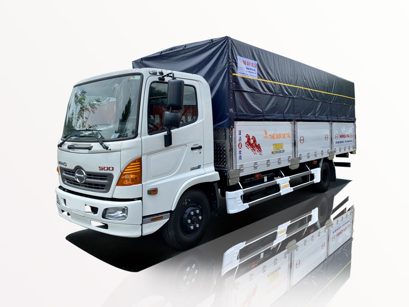 Xe Tải Hino FC9JLTC 6.4 Tấn - 6T4 - 6.4T Thùng Bạt Giá Rẻ Nhất Miền Nam