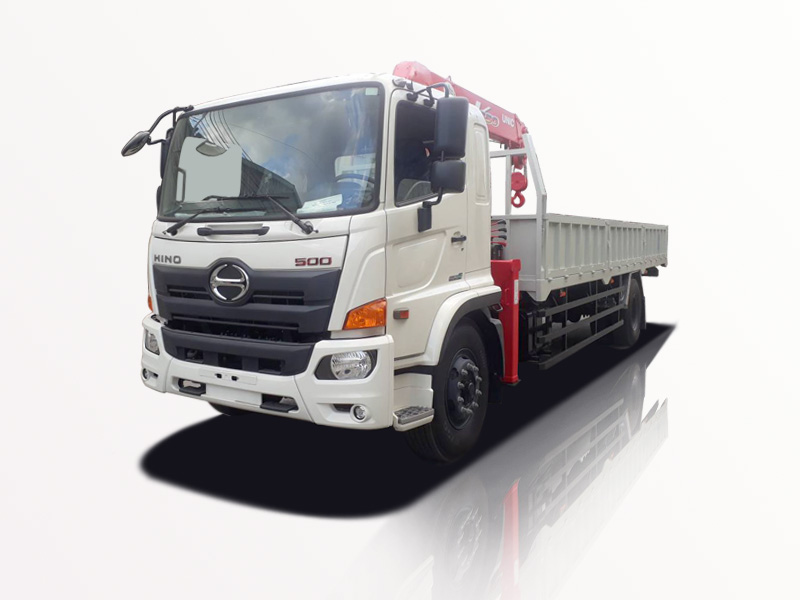 Xe Tải Hino FG8JP7A 6.8T - 6T8 - 6.8 Tấn Gắn Cẩu Unic URV555 Giá Tốt