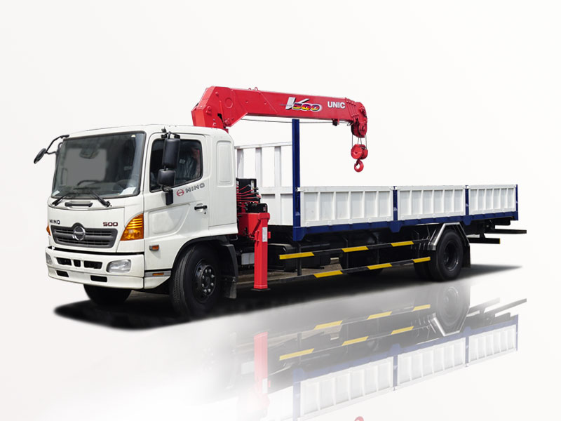 Xe Tải Hino FG8JP7A 5T7 Gắn Cẩu Unic URV546