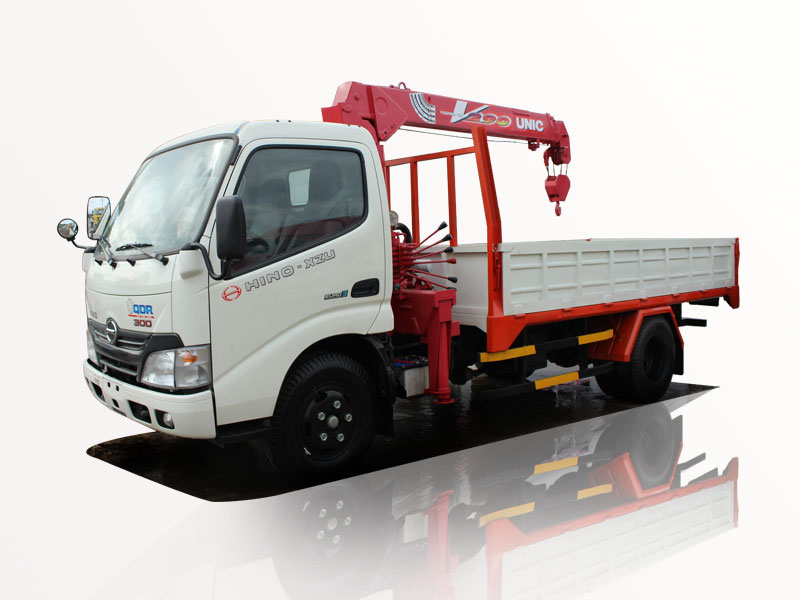 Xe Tải Hino 1.2T - 1T2 -1.2 Tấn XZU650 Gắn Cẩu Unic 3 Tấn URV293 Giá Tốt Nhất.