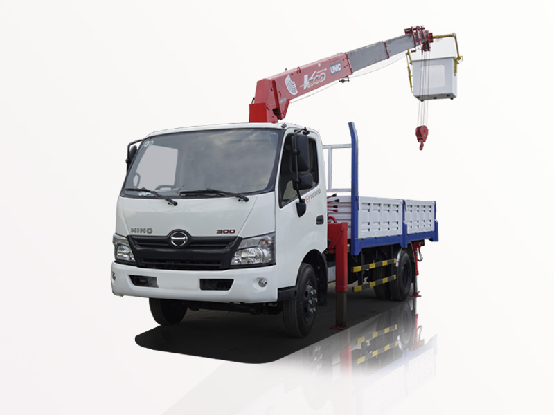 Xe Cẩu Hino XZU720L 2 Tấn Gắn Cẩu Unic URV345