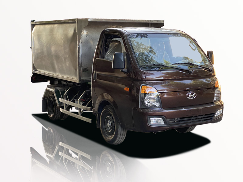 Xe Chở Rác Hyundai Porter H150 1.3T - 1T3 - 1.3 Tấn 5 Khối Giá Rẻ Nhất