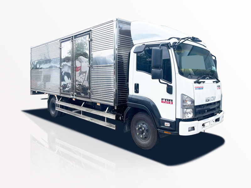 Xe Tải Isuzu FRR90LE4 6.5T - 6T5 - 6.5 Tấn Thùng Kín Uy Tín Chính Hãng