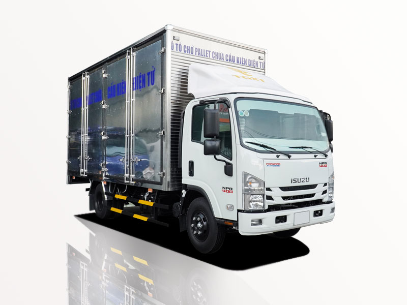 Xe Tải Isuzu NPR85KE4 3.5 Tấn - 3.5T - 3T5 Chở Pallet Chứa Cấu Kiện Điện Tử